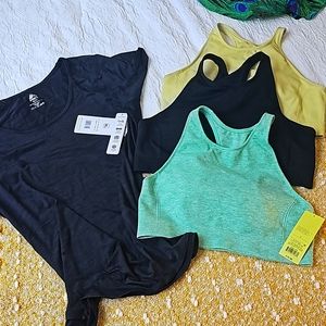 Woman's active performance sports braw shirt xl- L
